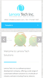 Mobile Screenshot of lenoratech.com